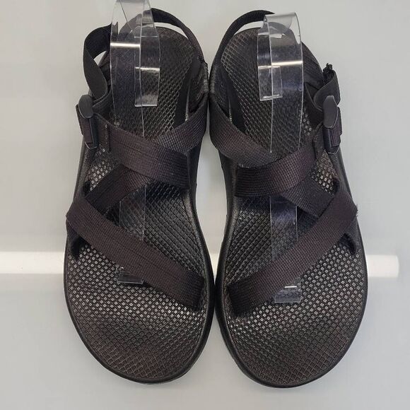 Chaco Sandals Men Size 11 Z Cloud 2 Cushioned Black Gorpcore Hiking Travel Beach - Picture 6 of 10